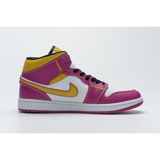 Air Jordan 1 Mid Familia Light Fusion Red Purple
