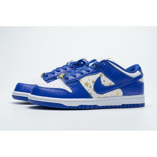 Supreme x Nike SB Dunk Low Blue Stars