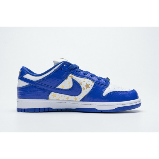 Supreme x Nike SB Dunk Low Blue Stars