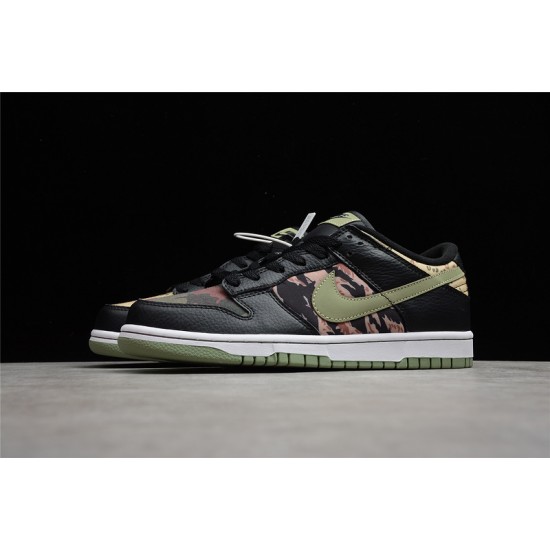 Nike SB Dunk Low Oil Green --DH0957-001 Casual Shoes Unisex