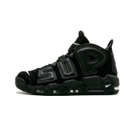 Nike Air More Uptempo Supreme Suptempo Black Black-White
