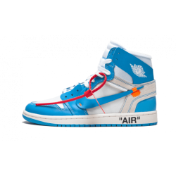 OFF WHITE x Air Jordan 1 NRG Powder Blue