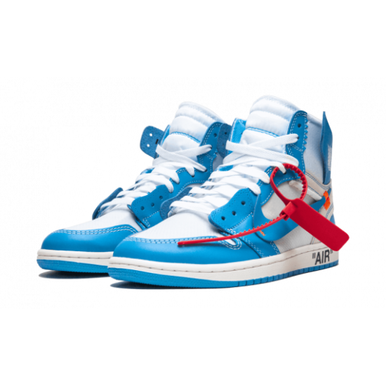 OFF WHITE x Air Jordan 1 NRG Powder Blue