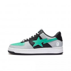 BAPE STA LOW SHOES BLACKCYAN-BLUEGREY 1H70-291-002 