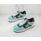 BAPE STA LOW SHOES BLACKCYAN-BLUEGREY 1H70-291-002