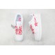 BAPE STA LOW SHOES White Red