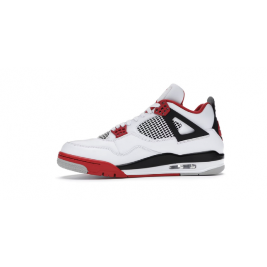 Air Jordan 4 Retro Fire Red Shoes Jordans Sneakers DC7770-160