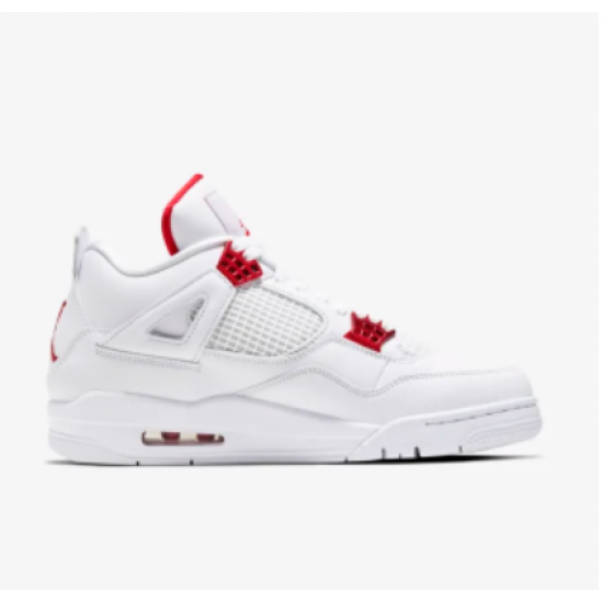 Air Jordan 4 Retro Metallic Red CT8527-112 White Shoes