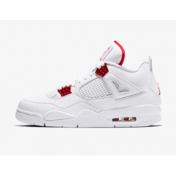 Air Jordan 4 Retro Metallic Red CT8527-112 White Shoes