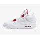 Air Jordan 4 Retro Metallic Red CT8527-112 White Shoes