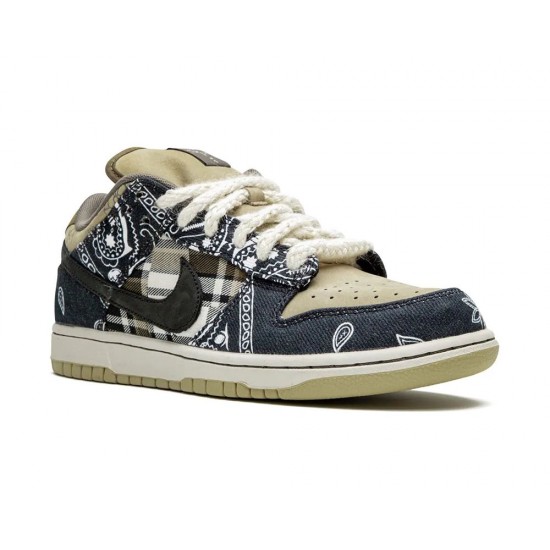 Nike SB Dunk low x Travis Scott Cactus Jack Sneakers Black CT5053001