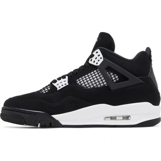 Air Jordan 4 Retro ”White Thunder“ 2024 Black White FQ8138-001