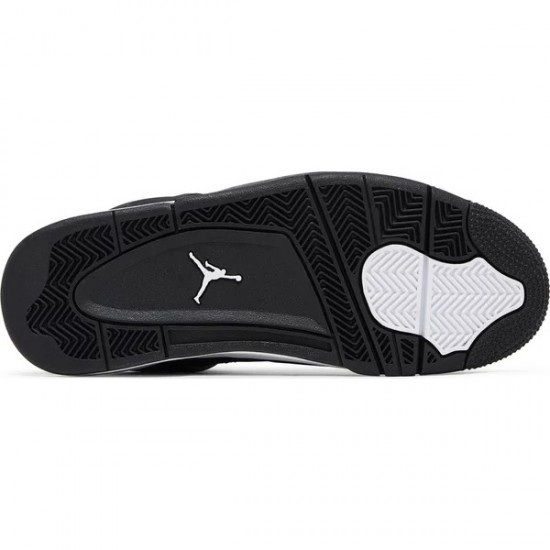 Air Jordan 4 Retro ”White Thunder“ 2024 Black White FQ8138-001