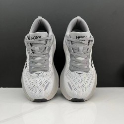 Hoka Bondi 8 Grey Black Women Men Running Shoe