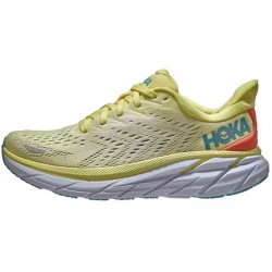 Hoka Clifton 8 Ltyellow White Women Men Running Shoe