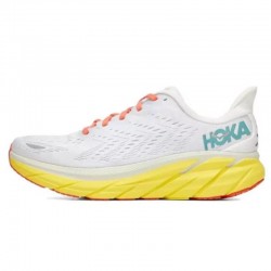 Hoka Clifton 8 Yellow Grey Orange Women Men Running Shoe
