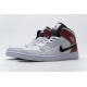 Air Jordan 1 Mid White Black Gym Red