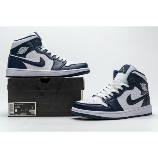 Air Jordan 1 Mid Obsidian