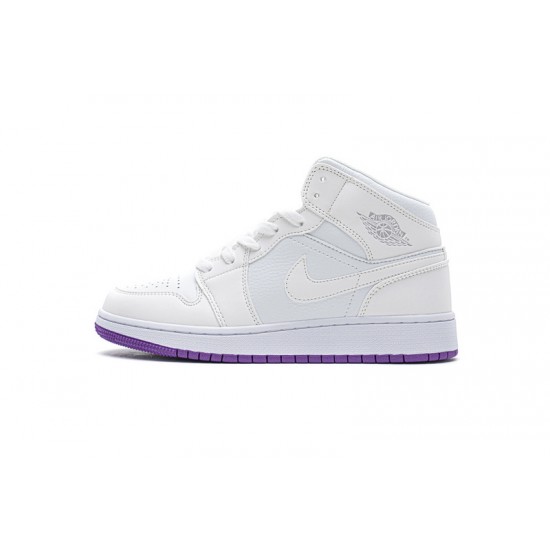 Air Jordan 1 Mid SE White Fuchsia Blast