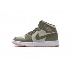 Air Jordan 1 Mid GS Trooper Bleached Coral