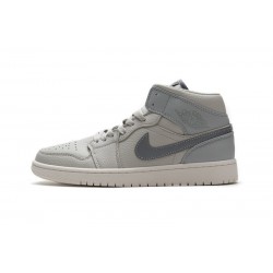 Air Jordan 1 Mid Light Bone Grey Fog