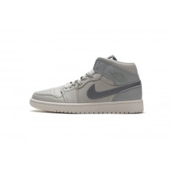 Air Jordan 1 Mid Light Bone Grey Fog
