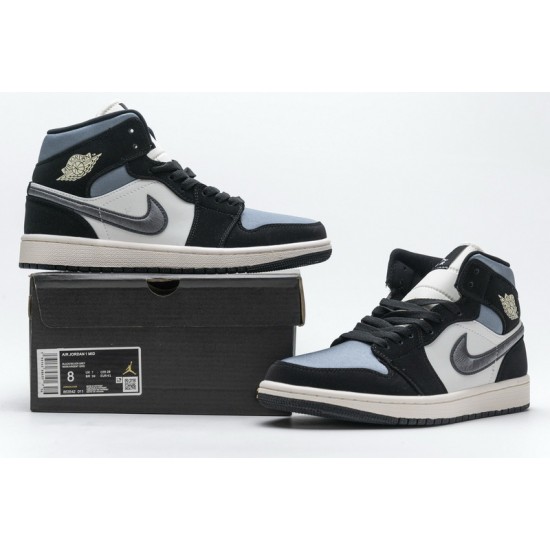 Air Jordan 1 Mid SE Satin Grey
