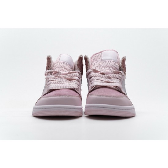 Women Air Jordan 1 Mid Digital Pink