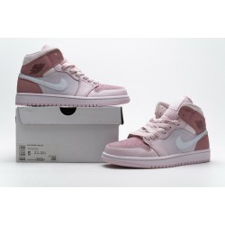 Women Air Jordan 1 Mid Digital Pink