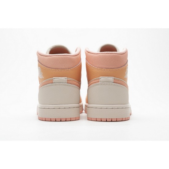 Women Air Jordan 1 Mid Atomic Orange