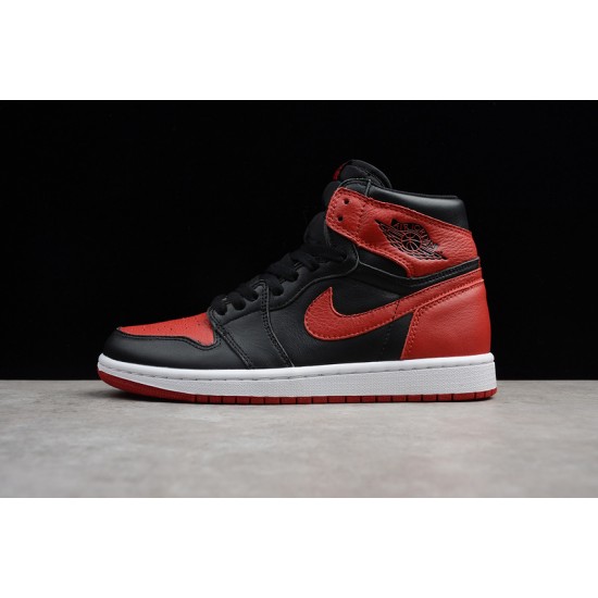 Jordan 1 Retro High Banned 2016 555088-001 Basketball Shoes