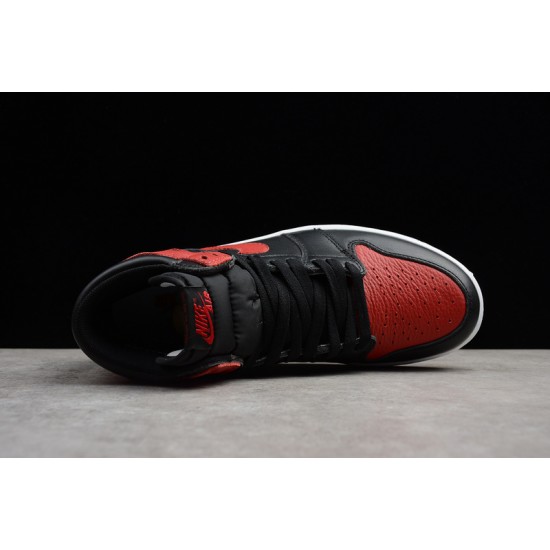 Jordan 1 Retro High Banned 2016 555088-001 Basketball Shoes
