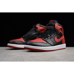Jordan 1 Retro High Banned 2016 555088-001 Basketball Shoes