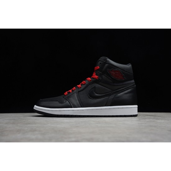 Jordan 1 Retro High Black Gym Red 555088-060 Basketball Shoes