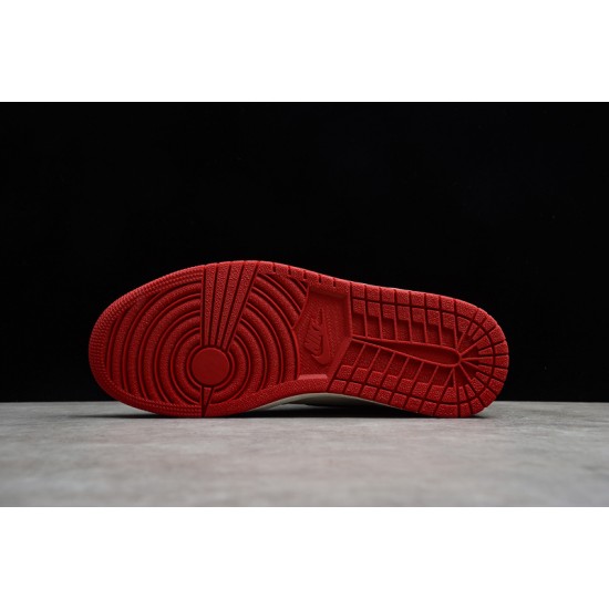 Jordan 1 Retro High Bred Toe 555088-610 Basketball Shoes