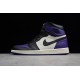 Jordan 1 Retro High Court Purple 555088-501 Basketball Shoes