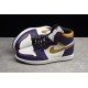 Jordan 1 Retro High Court Purple CD6578-507 Basketball Shoes