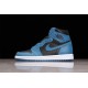 Jordan 1 Retro High Dark Marina Blue 555088-404 Basketball Shoes