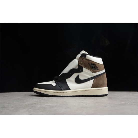 Jordan 1 Retro High Dark Mocha 555088-105 Basketball Shoes