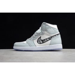 Jordan 1 Retro High Dior X 553668-999 Basketball Shoes
