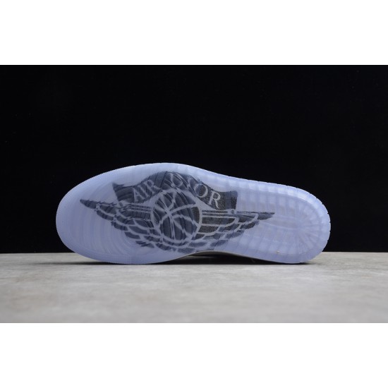 Jordan 1 Retro High Dior X 553668-999 Basketball Shoes