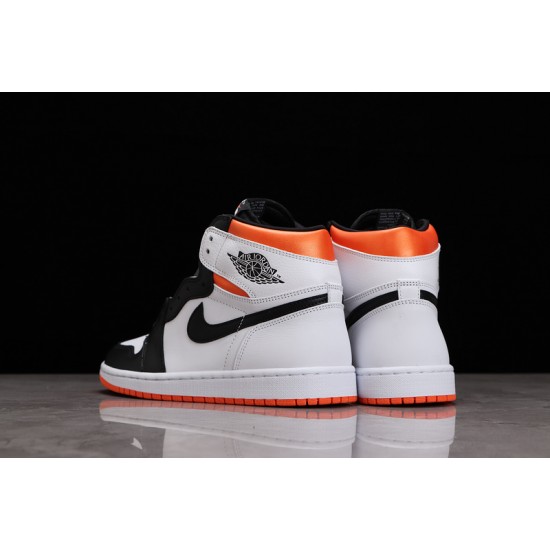 Jordan 1 Retro High Electro Orange 555088-180 Basketball Shoes