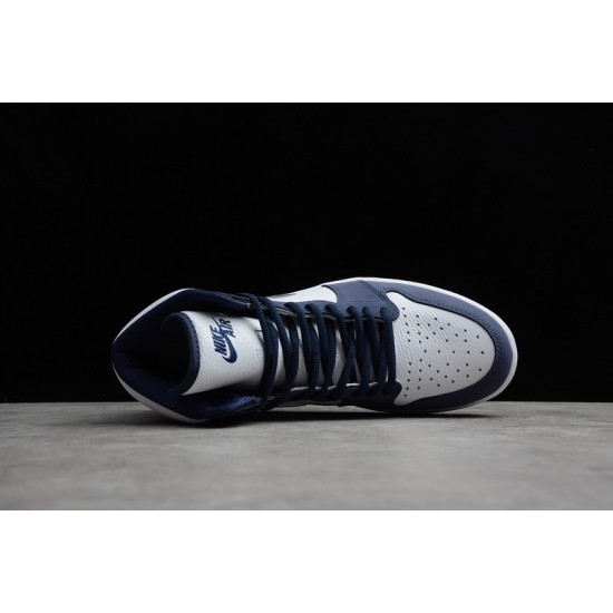 Jordan 1 Retro High Midnight Navy DC1788-100 Basketball Shoes