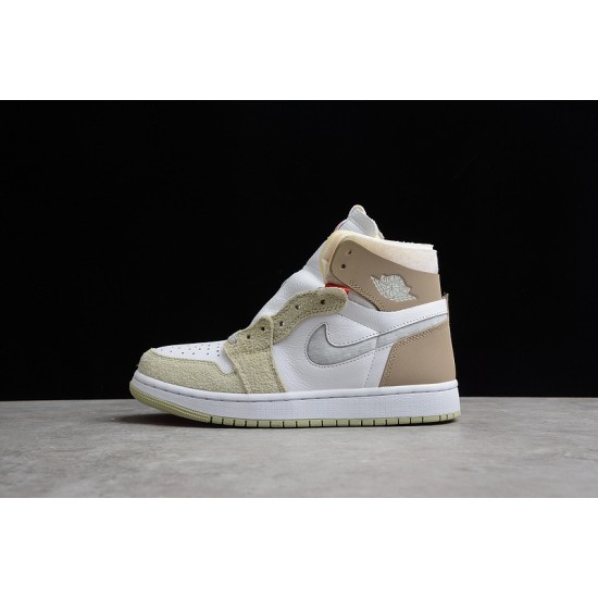 Jordan 1 Retro High Olive Aura CT0979-102 Basketball Shoes