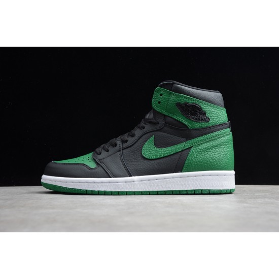 Jordan 1 Retro High Pine Green 555088-030 Basketball Shoes