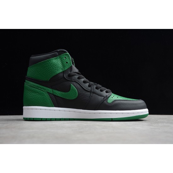 Jordan 1 Retro High Pine Green 555088-030 Basketball Shoes