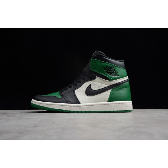 Jordan 1 Retro High Pine Green 555088-302 Basketball Shoes