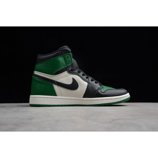 Jordan 1 Retro High Pine Green 555088-302 Basketball Shoes