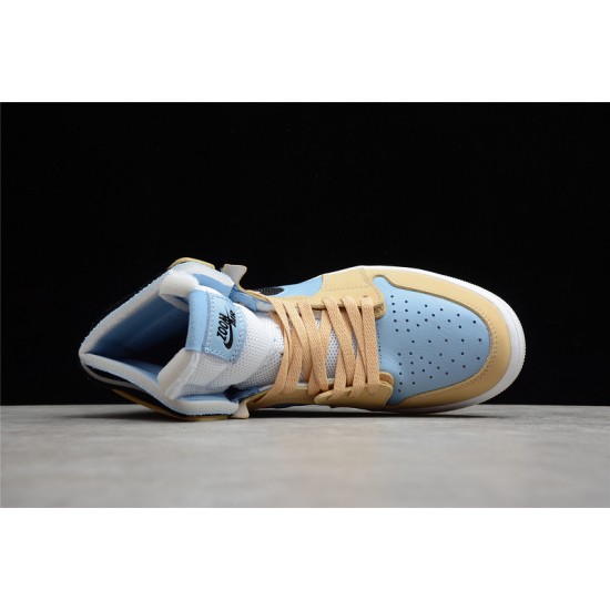 Jordan 1 Retro High Psychic Blue Sesame CT0979-400 Basketball Shoes