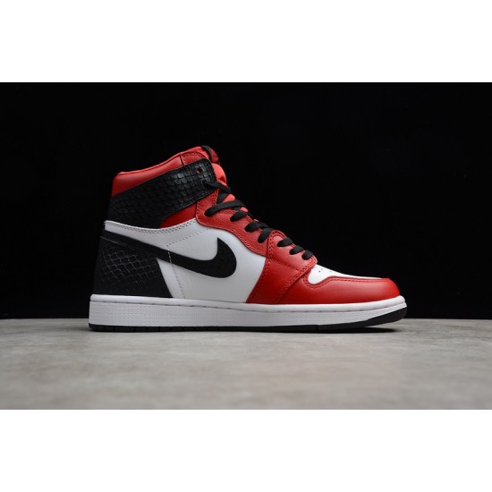 Jordan 1 Retro High Satin Snake CD0461-601 Basketball Shoes